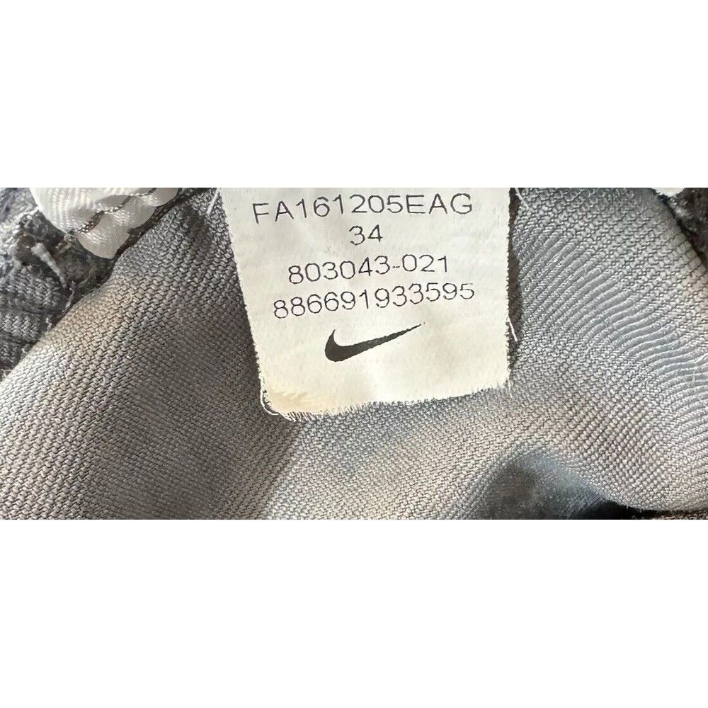Nike Men's Golf Shorts Charcoal 34 Striped Cotton Stretch Performance Dri‎ Fit - Picture 6 of 12